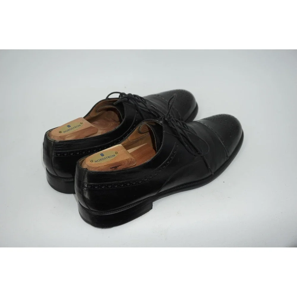 Mezlan Shoes‎ Men's Size 12 Black Quinto Cap Toe Oxford Dress Leather Formal